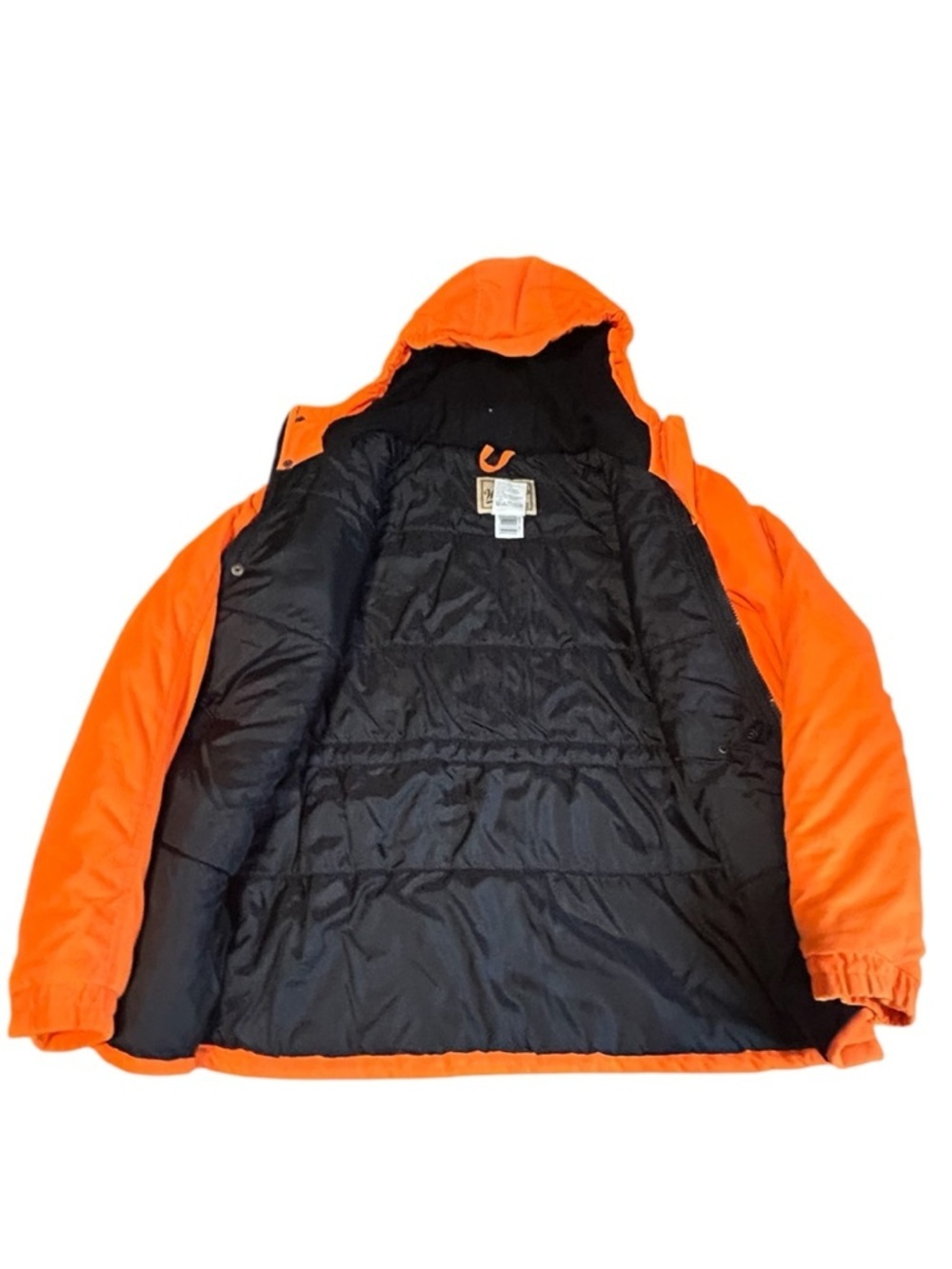 Woolrich Youth XL Blaze Orange Hooded Hunting Jacket Insulated Coat - Picture 4 of 16